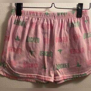 Pink and Green Women's Athletic Shorts